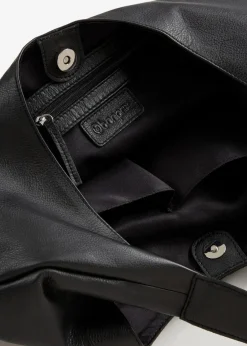 bonprix Taschen|Premium^Premium Ledershopper schwarz