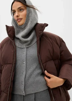 bonprix Jacken & Mäntel|Nachhaltigere Materialien^Puffer-Jacket dunkelbraun