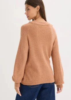 bonprix Pullover & Strickjacken|Strickmode^Pullover schokosorbet