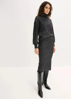 bonprix Bekleidung·Umstandsmode|Pullover & Strickjacken^Pullover schwarz