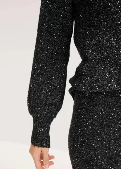bonprix Bekleidung·Umstandsmode|Pullover & Strickjacken^Pullover schwarz