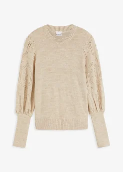 bonprix Bekleidung·Umstandsmode|Strickmode^Pullover beige