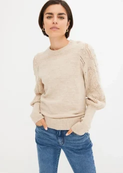 bonprix Bekleidung·Umstandsmode|Strickmode^Pullover beige