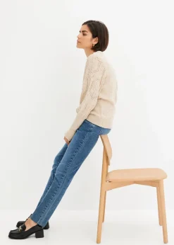 bonprix Bekleidung·Umstandsmode|Strickmode^Pullover beige