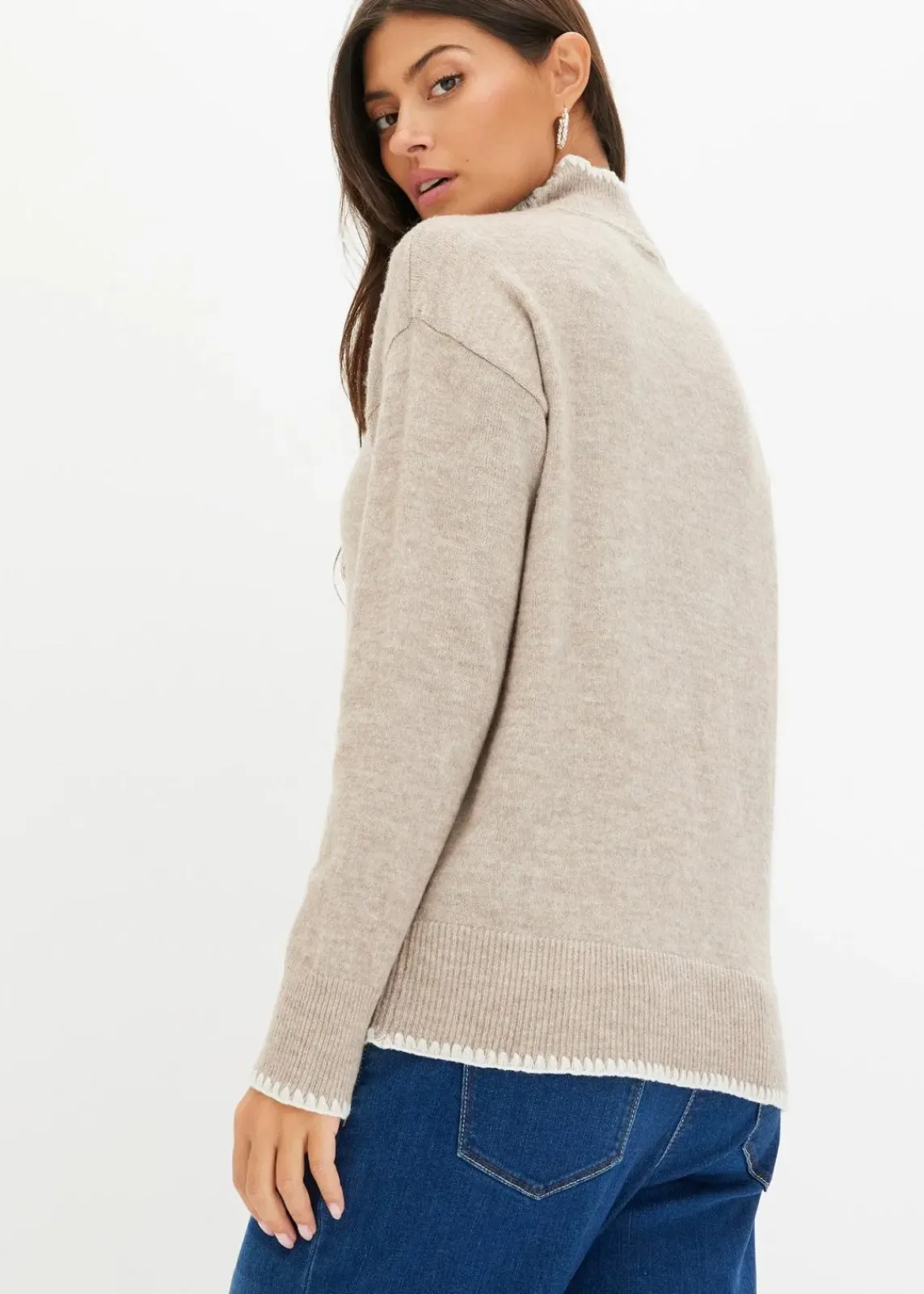 bonprix Bekleidung·Umstandsmode|Bekleidung·Jeans^Pullover sand