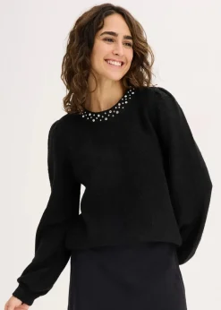 bonprix Bekleidung·Umstandsmode|Strickmode^Pullover schwarz