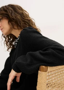 bonprix Bekleidung·Umstandsmode|Strickmode^Pullover schwarz