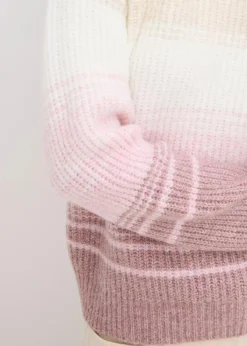 bonprix Bekleidung·Umstandsmode|Bekleidung·Jeans^Pullover kieselbeige/wollweiß/aschrosa/softbeere