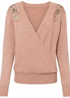 bonprix Bekleidung·Umstandsmode|Bekleidung·Jeans^Pullover vintagerosa meliert