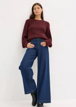 bonprix Bekleidung·Umstandsmode|Strickmode^Pullover weinrot