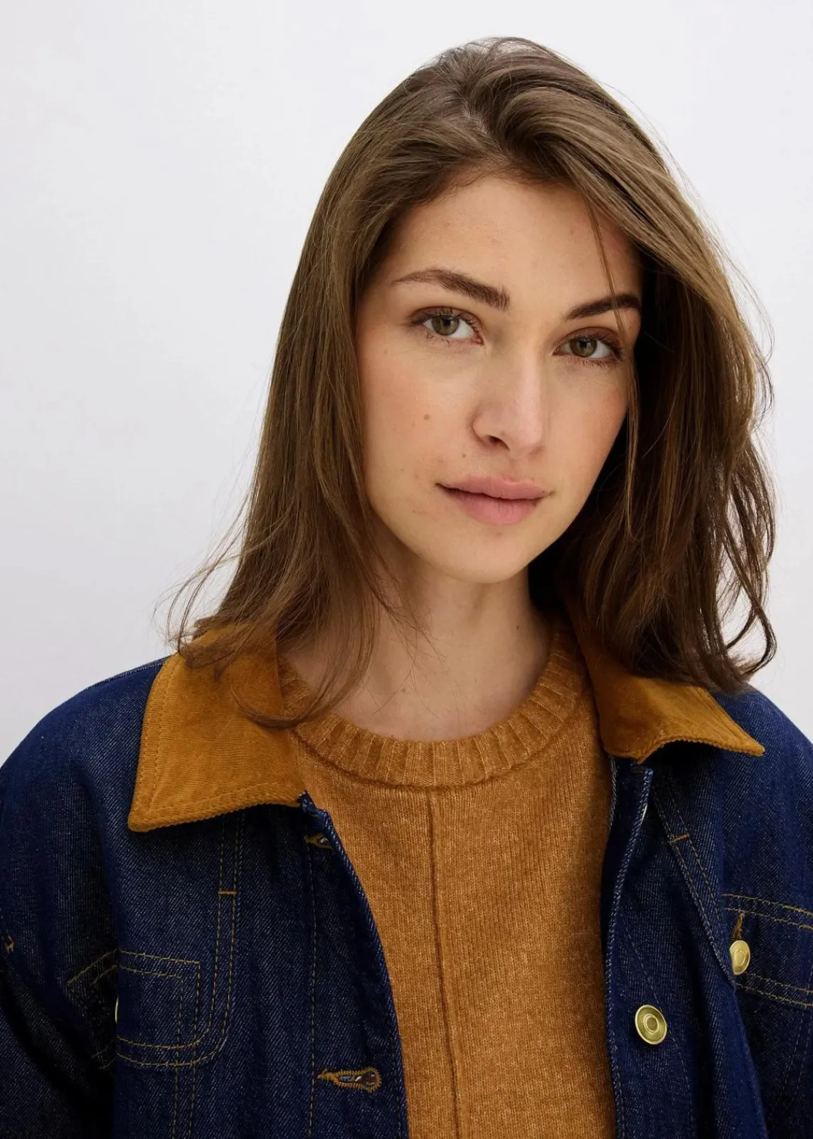 bonprix Pullover & Strickjacken|Bekleidung·Jeans^Pullover haselnuss