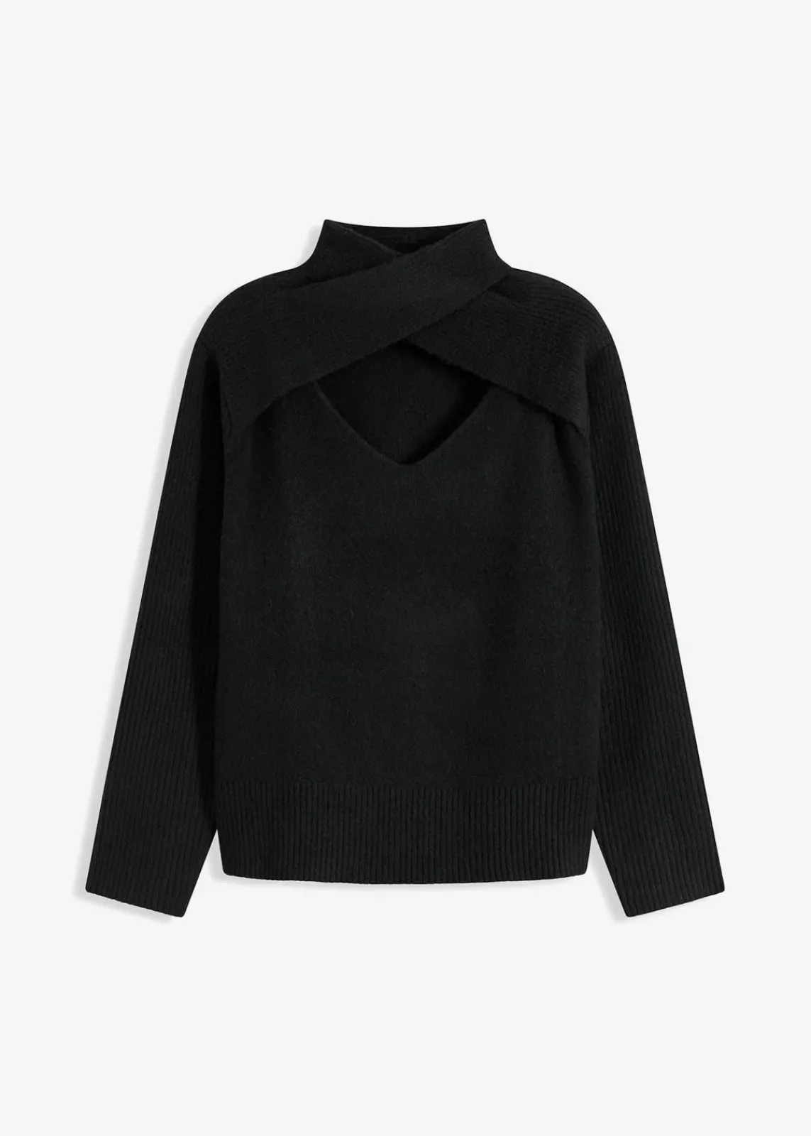 bonprix Pullover & Strickjacken|Strickmode^Pullover schwarz