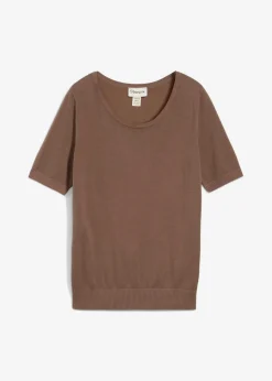 bonprix Bekleidung·Umstandsmode|Pullover & Strickjacken^Pullover lehmbraun