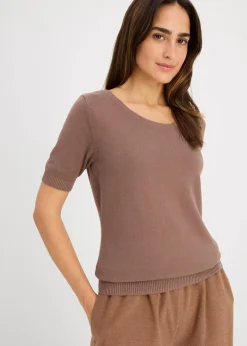 bonprix Bekleidung·Umstandsmode|Pullover & Strickjacken^Pullover lehmbraun