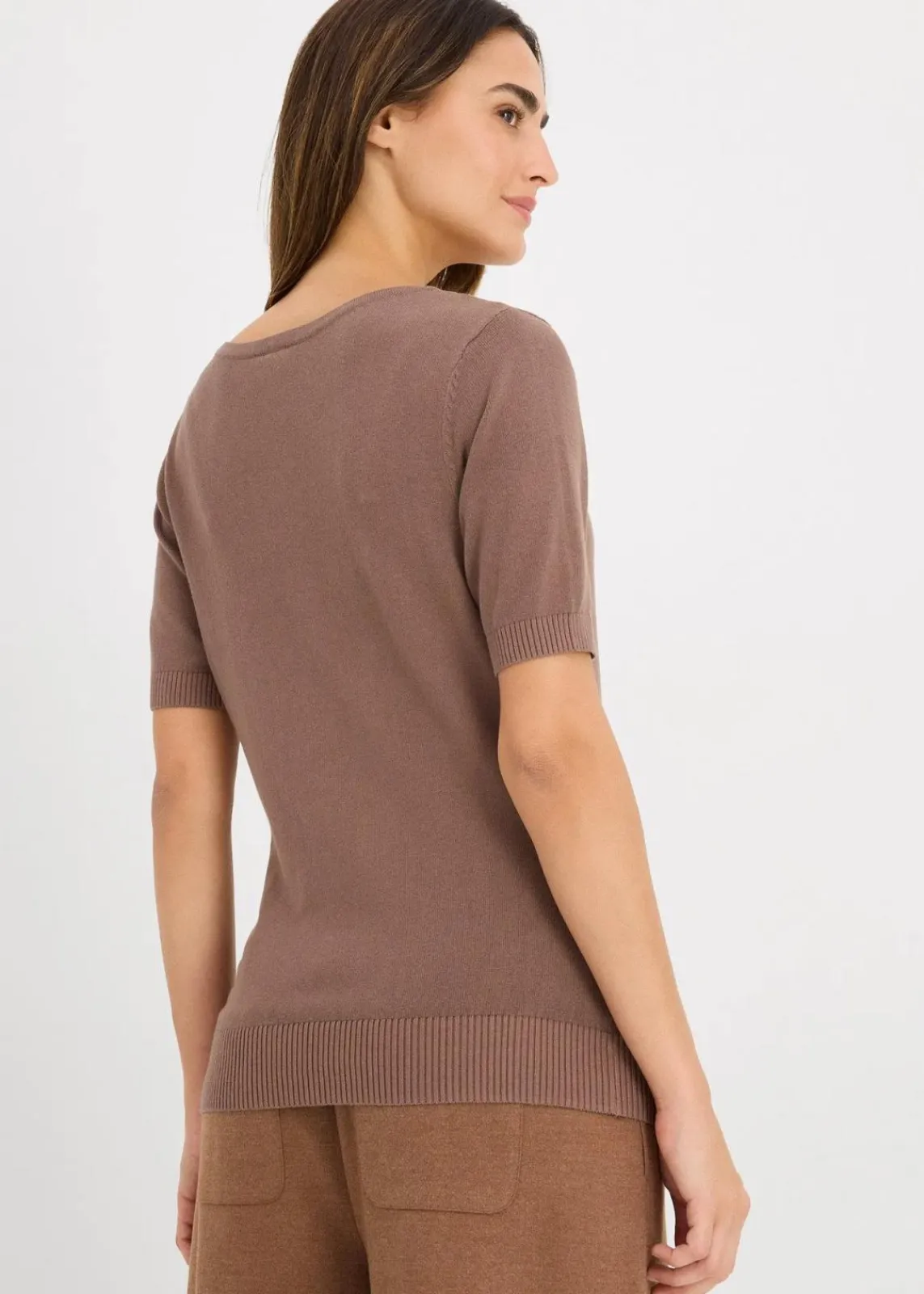 bonprix Bekleidung·Umstandsmode|Pullover & Strickjacken^Pullover lehmbraun