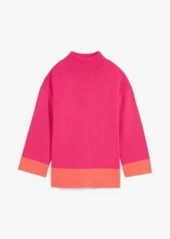 bonprix Bekleidung·Umstandsmode|Strickmode^Pullover pinklady/neonorange