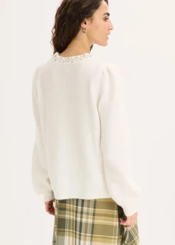 bonprix Bekleidung·Umstandsmode|Strickmode^Pullover wollweiß