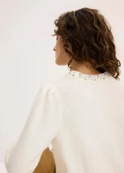 bonprix Bekleidung·Umstandsmode|Strickmode^Pullover wollweiß