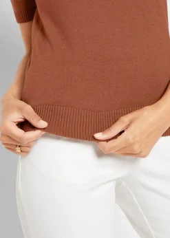 bonprix Pullover & Strickjacken|Basics^Pullover kastanienbraun
