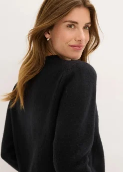 bonprix Pullover & Strickjacken|Strickmode^Pullover schwarz