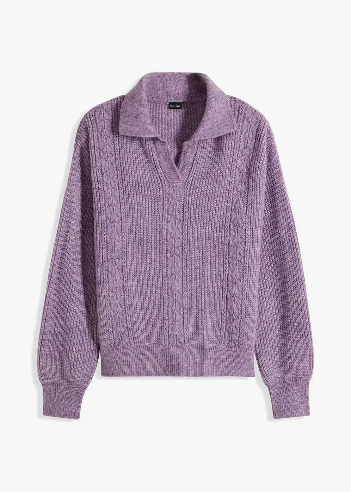 bonprix Bekleidung·Umstandsmode|Bekleidung·Jeans^Pullover lila meliert