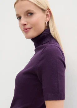 bonprix Bekleidung·Umstandsmode|Strickmode^Pullover dunkellila