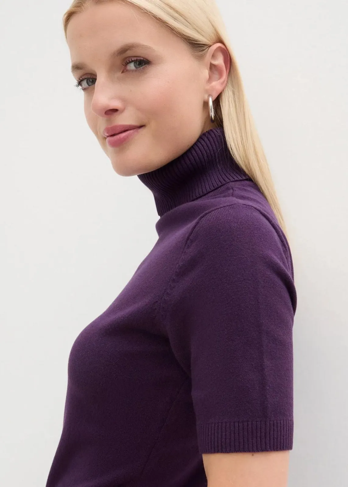 bonprix Bekleidung·Umstandsmode|Strickmode^Pullover dunkellila