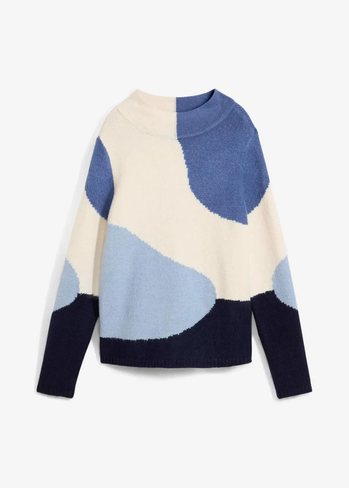 bonprix Bekleidung·Umstandsmode|Bekleidung·Jeans^Pullover jeansblau/naturbeige