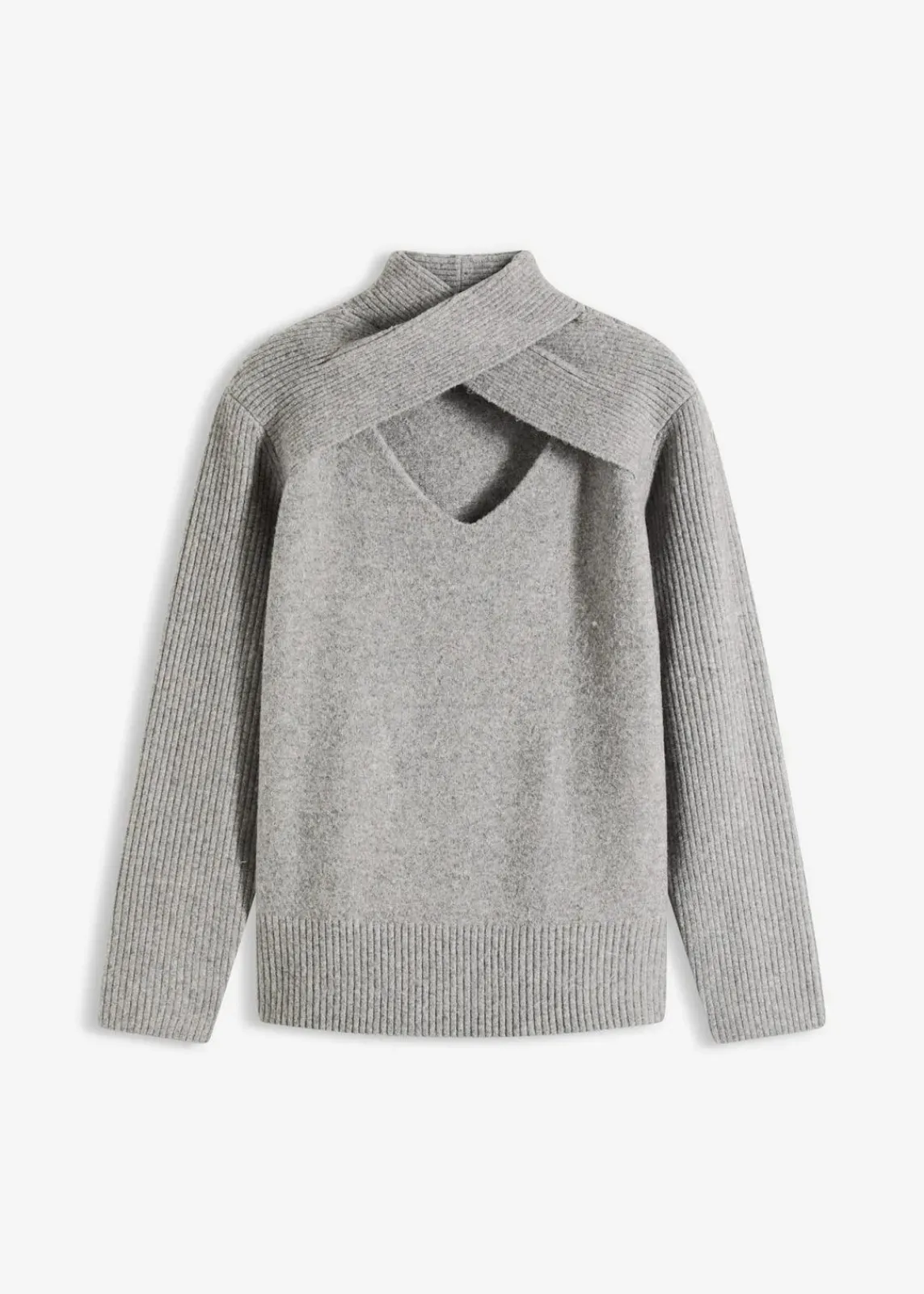 bonprix Bekleidung·Umstandsmode|Bekleidung·Jeans^Pullover grau meliert