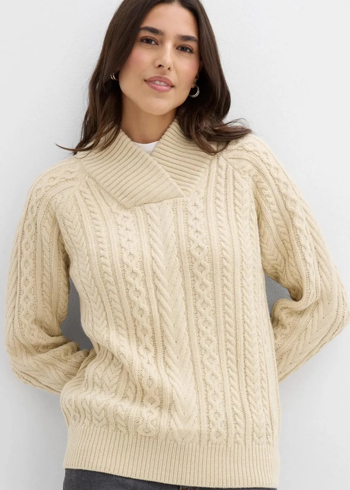 bonprix Bekleidung·Umstandsmode|Bekleidung·Jeans^Pullover hellsand