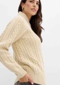 bonprix Bekleidung·Umstandsmode|Bekleidung·Jeans^Pullover hellsand