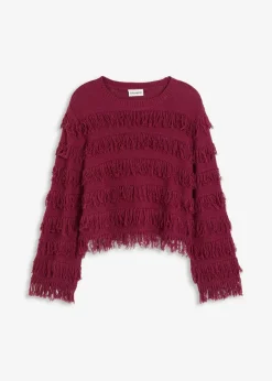 bonprix Bekleidung·Umstandsmode|Strickmode^Pullover rhododendronrot