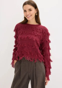 bonprix Bekleidung·Umstandsmode|Strickmode^Pullover rhododendronrot