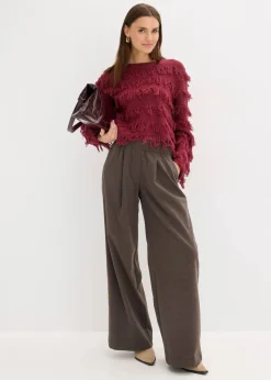 bonprix Bekleidung·Umstandsmode|Strickmode^Pullover rhododendronrot