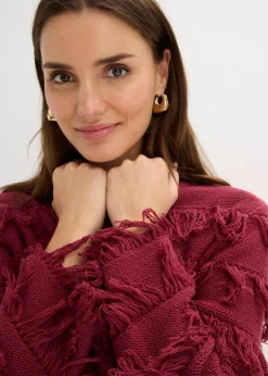 bonprix Bekleidung·Umstandsmode|Strickmode^Pullover rhododendronrot