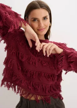 bonprix Bekleidung·Umstandsmode|Strickmode^Pullover rhododendronrot