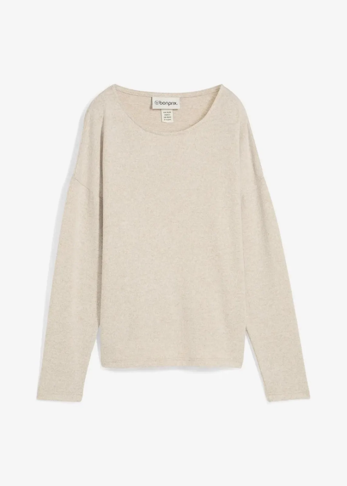 bonprix Bekleidung·Umstandsmode|Bekleidung·Jeans^Pullover hellsand meliert