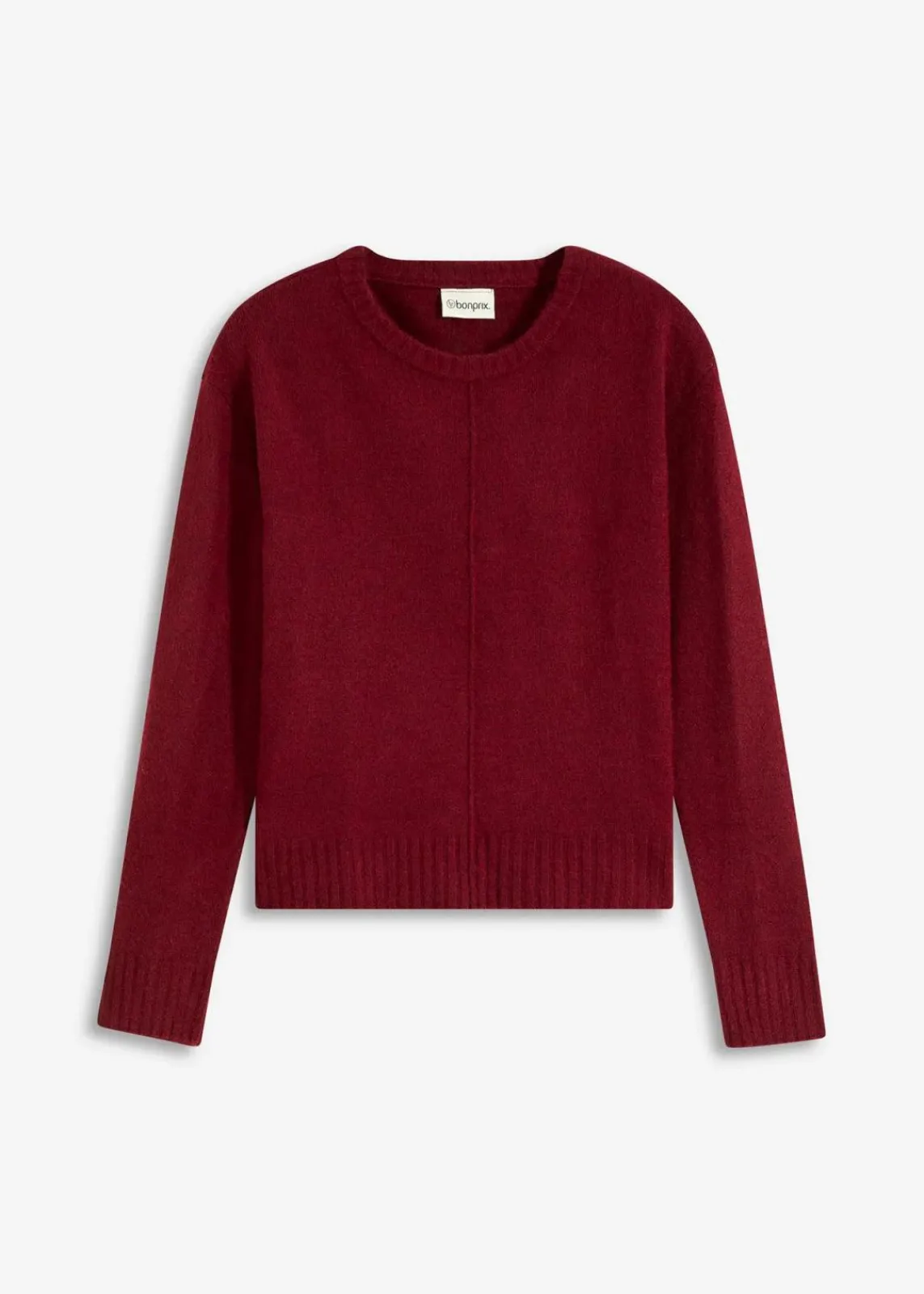 bonprix Bekleidung·Umstandsmode|Pullover & Strickjacken^Pullover pflaumenrot