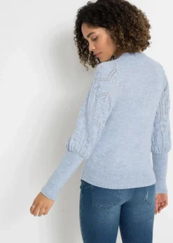 bonprix Bekleidung·Umstandsmode|Strickmode^Pullover hellblau