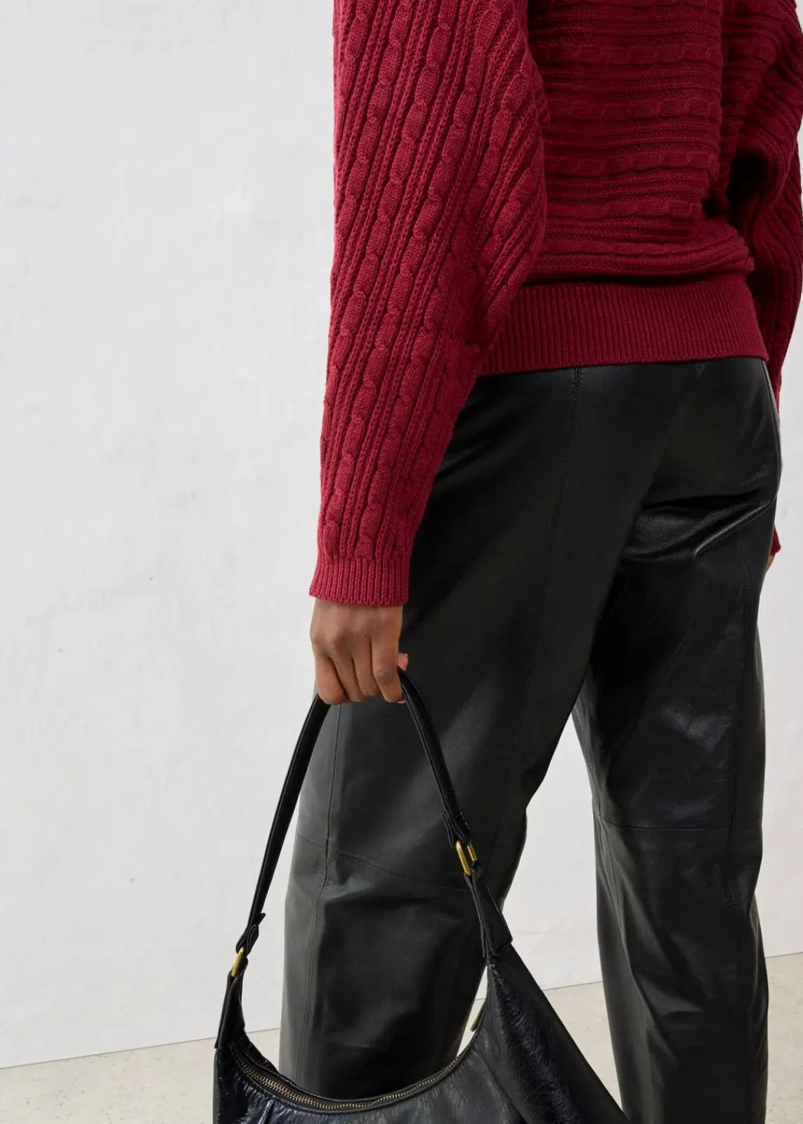 bonprix Bekleidung·Umstandsmode|Pullover & Strickjacken^Pullover aus Merinowolle pflaumenrot