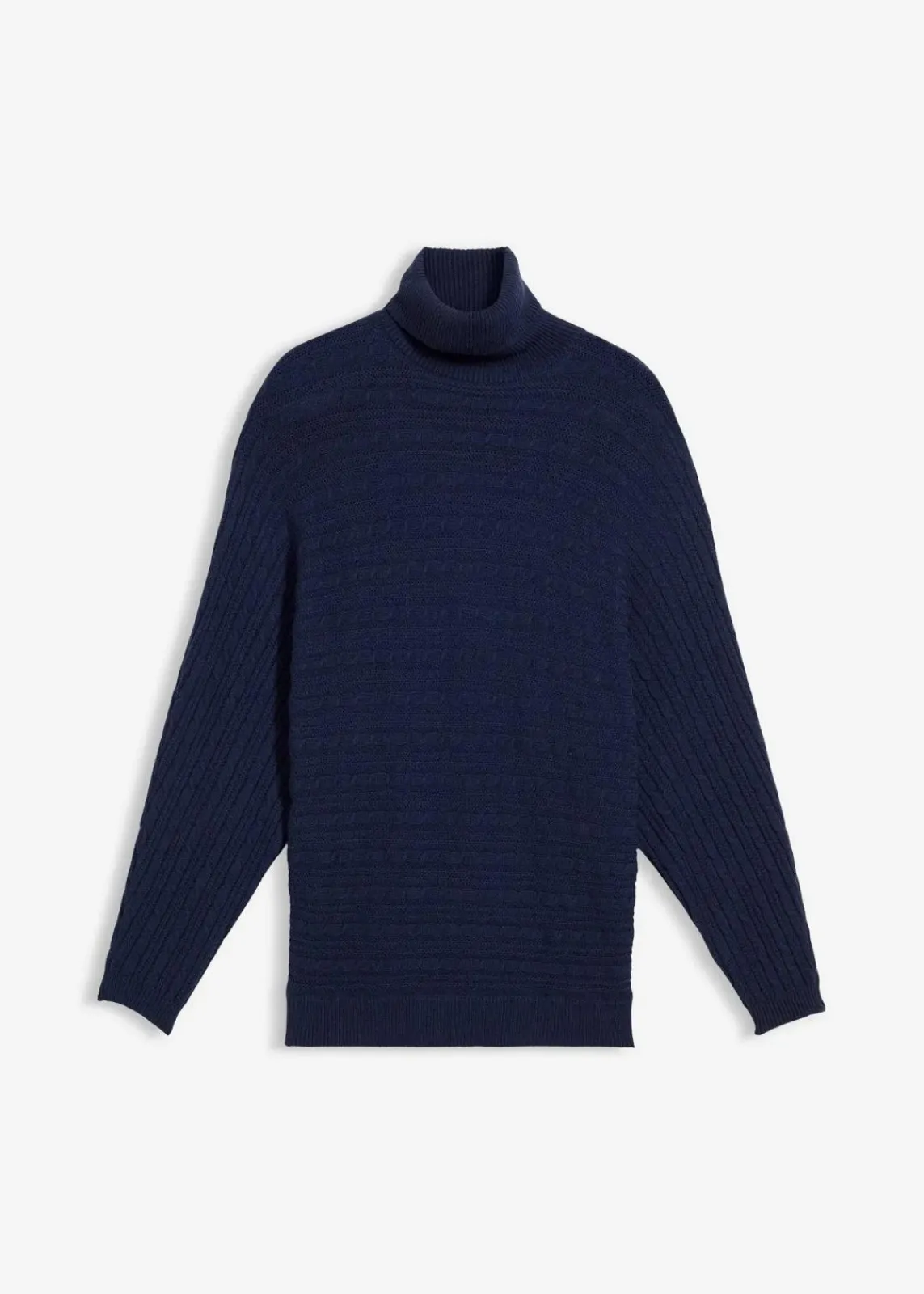 bonprix Bekleidung·Umstandsmode|Pullover & Strickjacken^Pullover aus Merinowolle dunkelblau