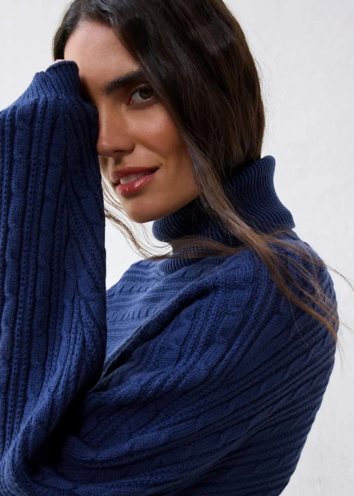 bonprix Bekleidung·Umstandsmode|Pullover & Strickjacken^Pullover aus Merinowolle dunkelblau