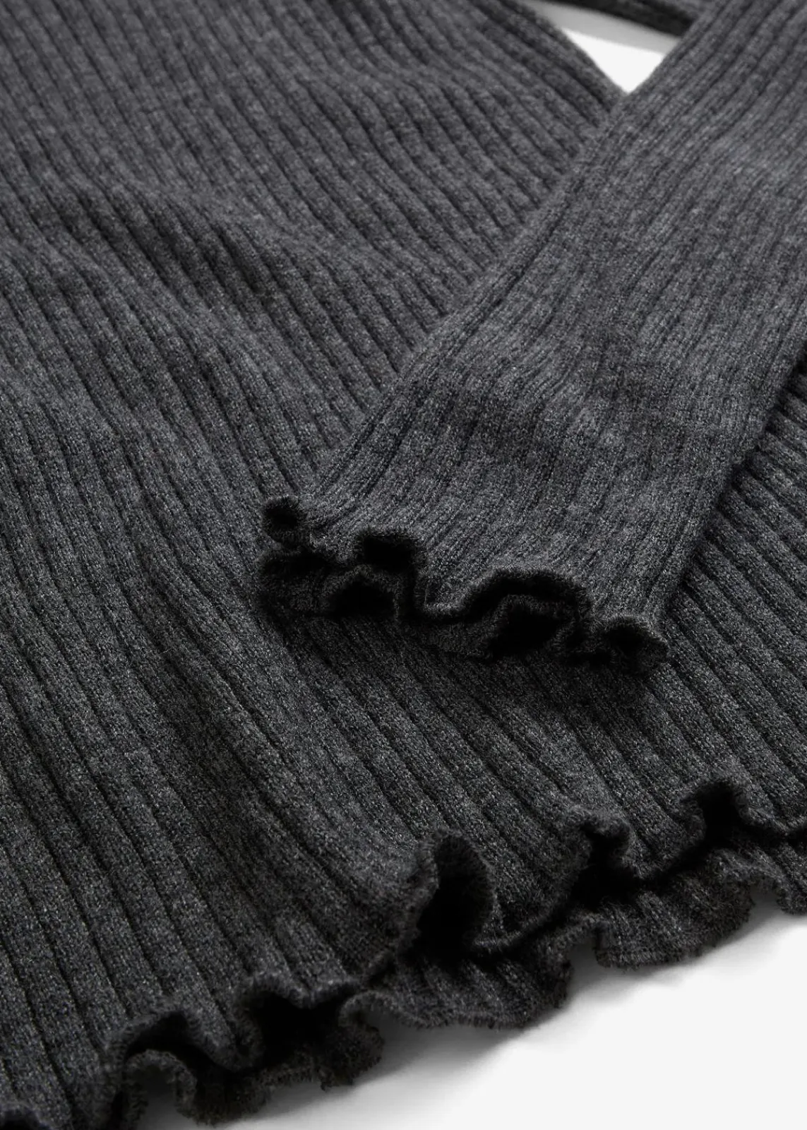 bonprix Bekleidung·Umstandsmode|Premium^Pullover aus superfeiner Merinowolle dunkelgrau meliert