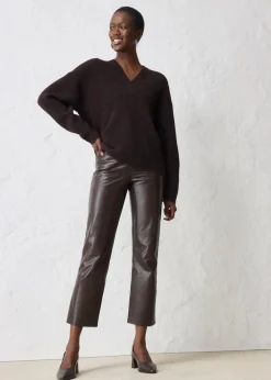 bonprix Bekleidung·Umstandsmode|Bekleidung·Jeans^Pullover aus wärmendem Alpaka-Mix dunkelbraun