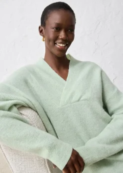 bonprix Bekleidung·Umstandsmode|Bekleidung·Jeans^Pullover aus wärmendem Alpaka-Mix softsalbei