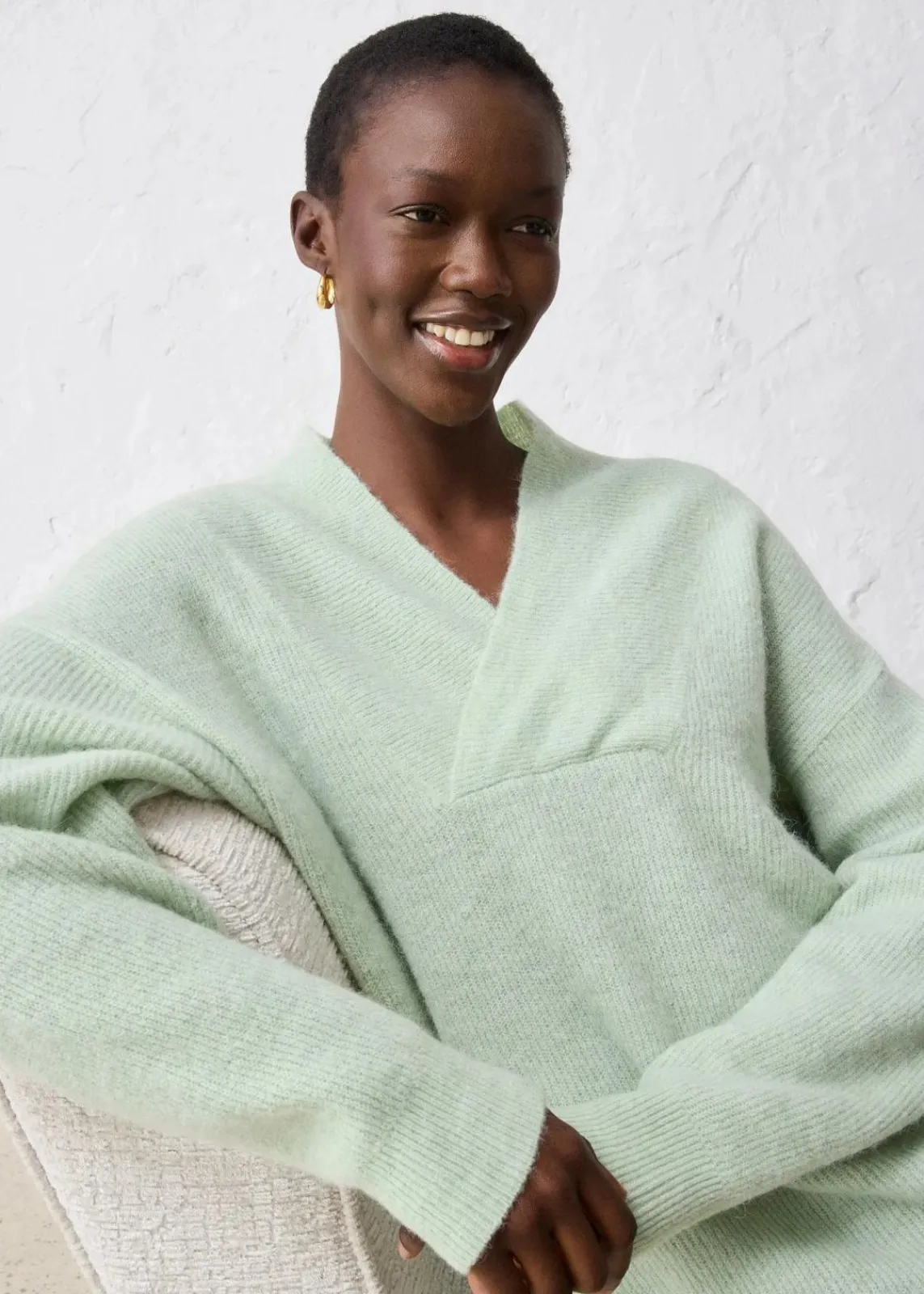 bonprix Bekleidung·Umstandsmode|Bekleidung·Jeans^Pullover aus wärmendem Alpaka-Mix softsalbei