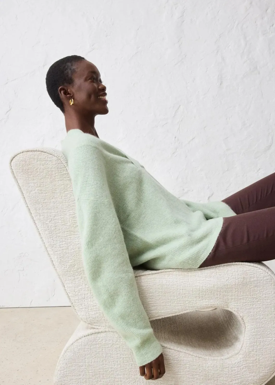 bonprix Bekleidung·Umstandsmode|Bekleidung·Jeans^Pullover aus wärmendem Alpaka-Mix softsalbei