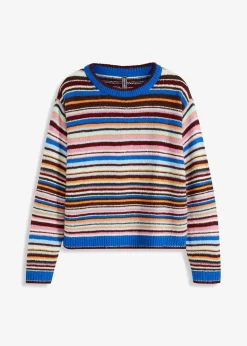bonprix Bekleidung·Umstandsmode|Bekleidung·Jeans^Pullover gestreift azurblau geringelt