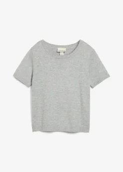 bonprix Bekleidung·Röcke|Bekleidung·Jeans^Pullover, Kurzarm hellgrau meliert meliert