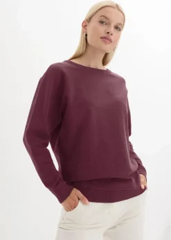 bonprix Strickmode|Pullover & Strickjacken^Pullover mit Fledermausärmeln weinrot